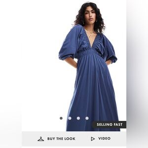 ASOS maxi dress 6 Indigo Blue